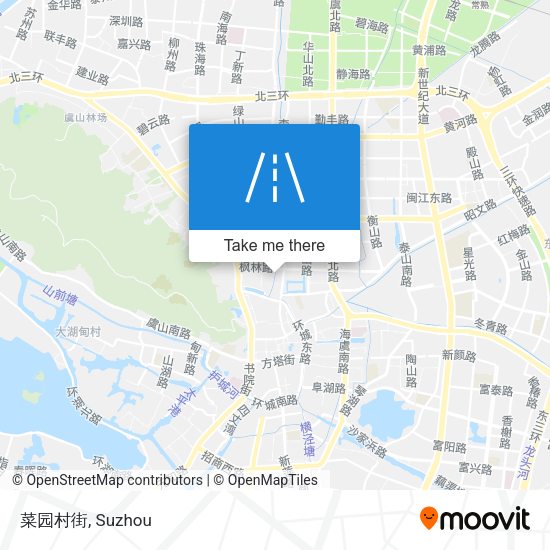 菜园村街 map