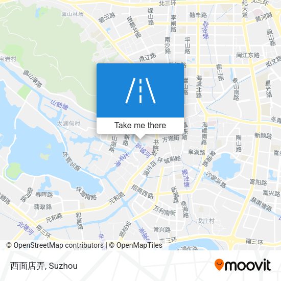 西面店弄 map