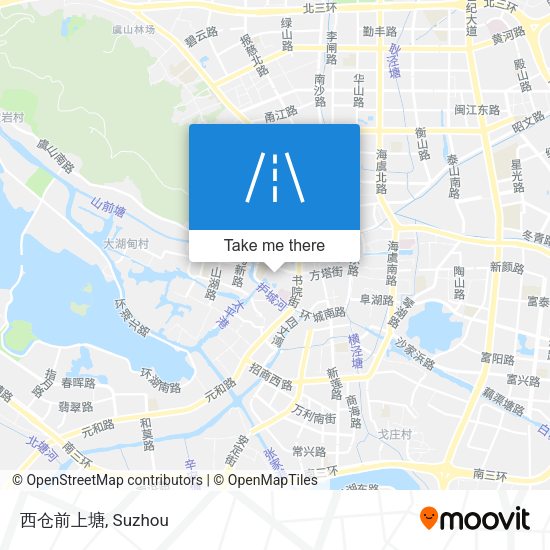 西仓前上塘 map