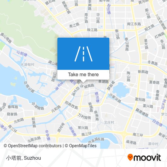 小塔前 map