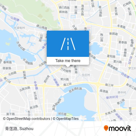 青莲路 map