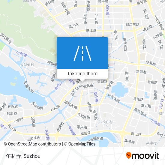午桥弄 map