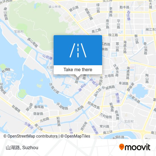 山湖路 map