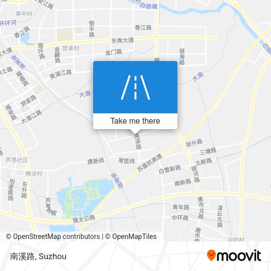 南溪路 map