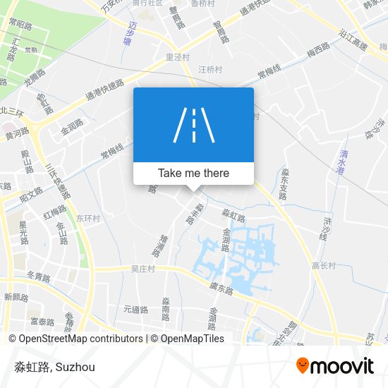 淼虹路 map