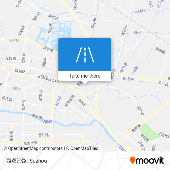 西双泾路 map