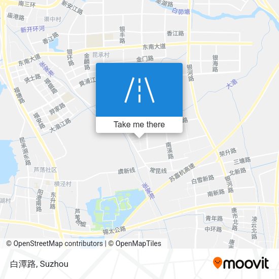 白潭路 map