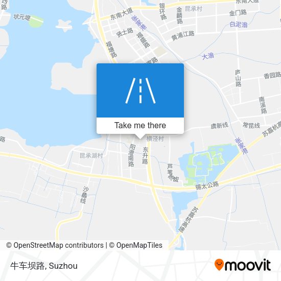 牛车坝路 map