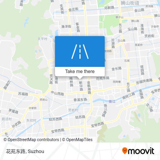 花苑东路 map