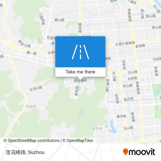 莲花峰路 map