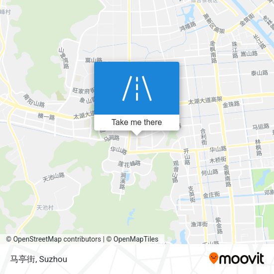 马亭街 map
