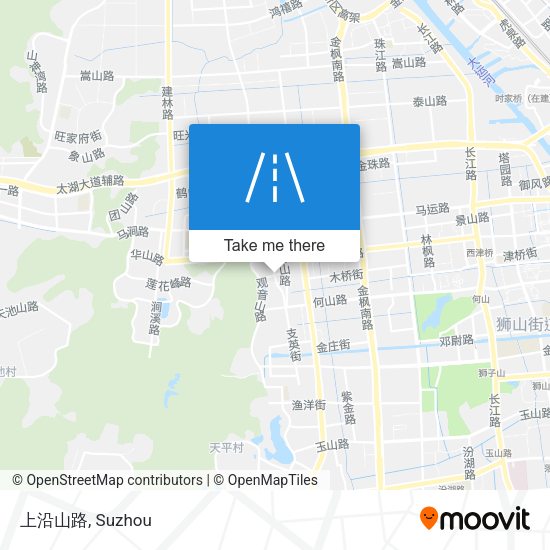 上沿山路 map