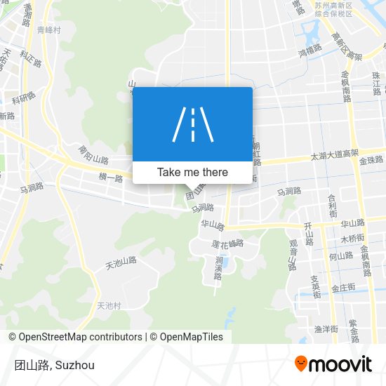 团山路 map