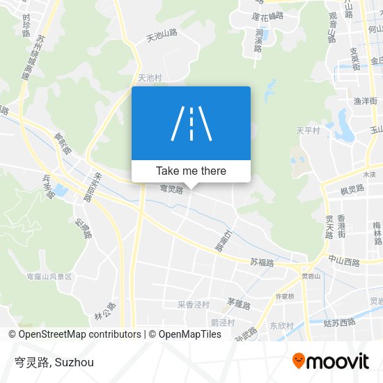 穹灵路 map