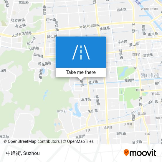 中峰街 map