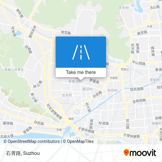 石胥路 map