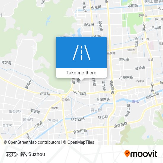 花苑西路 map