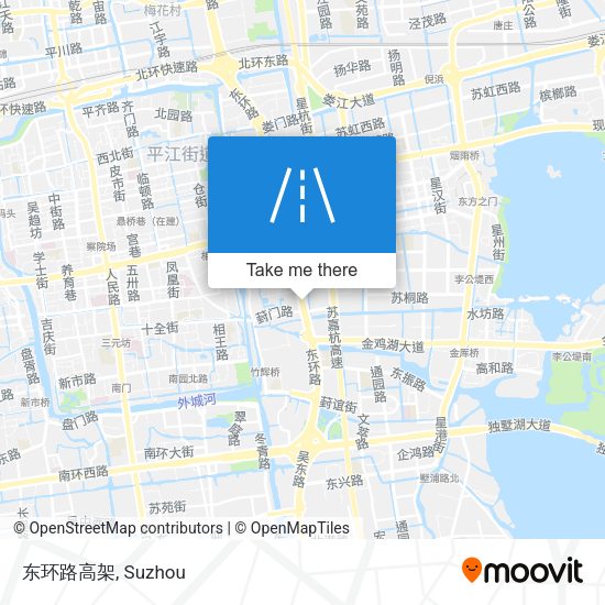 东环路高架 map
