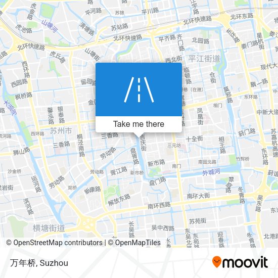 万年桥 map
