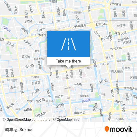 调丰巷 map