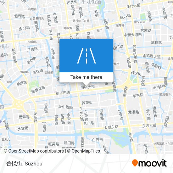 普悦街 map