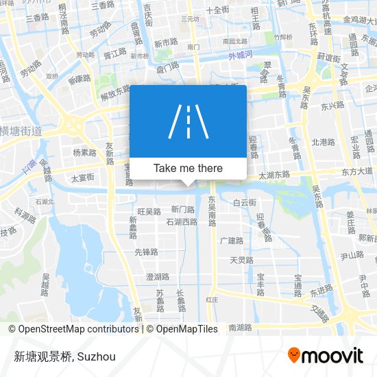 新塘观景桥 map