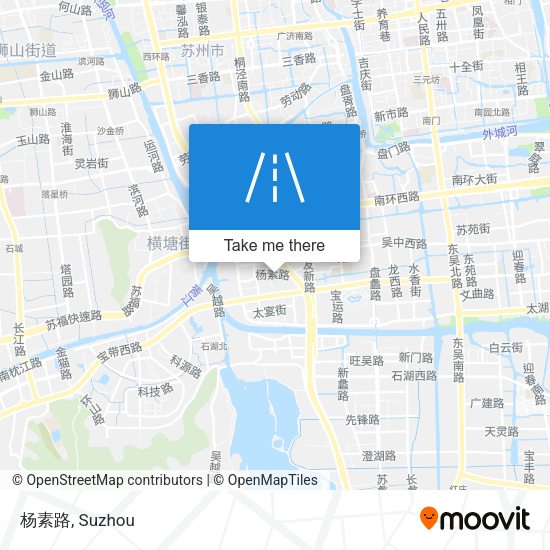杨素路 map