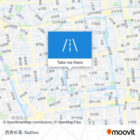 西善长巷 map