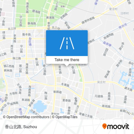 香山北路 map