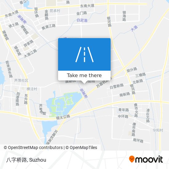 八字桥路 map