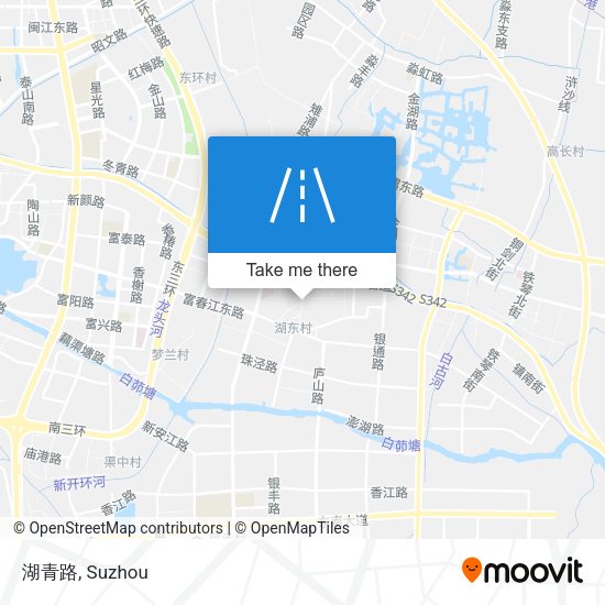 湖青路 map