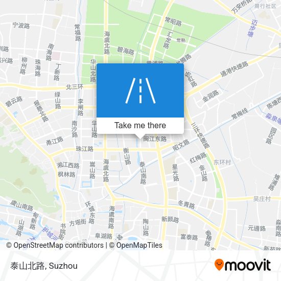 泰山北路 map