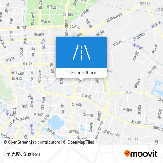 星光路 map