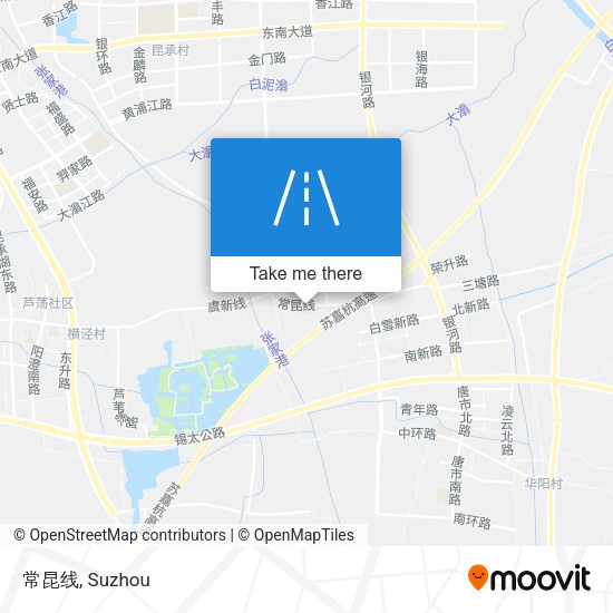 常昆线 map