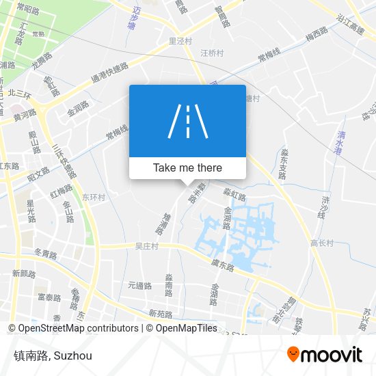 镇南路 map