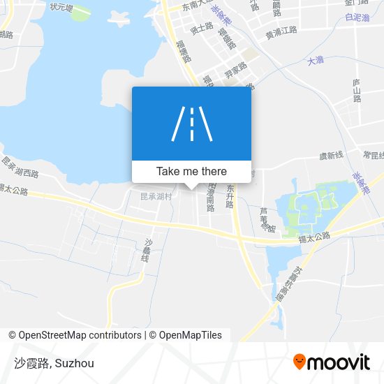 沙霞路 map