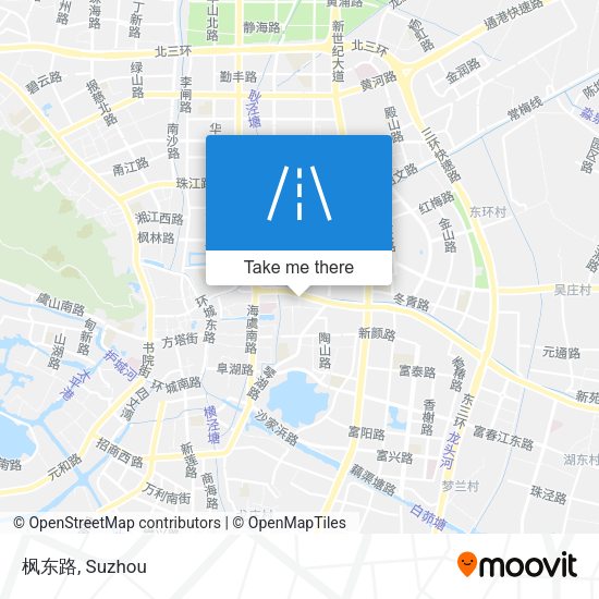 枫东路 map
