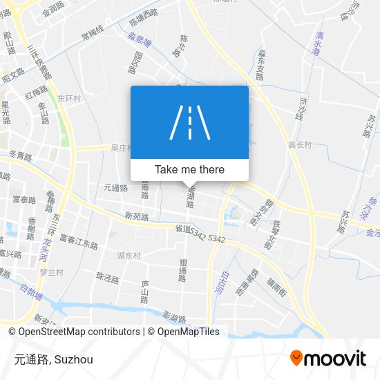 元通路 map