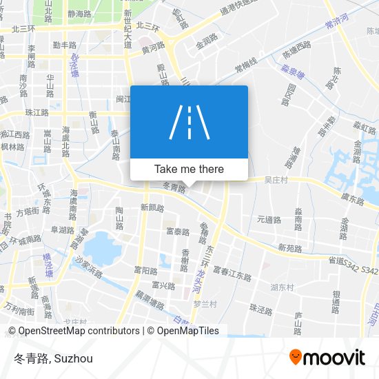 冬青路 map