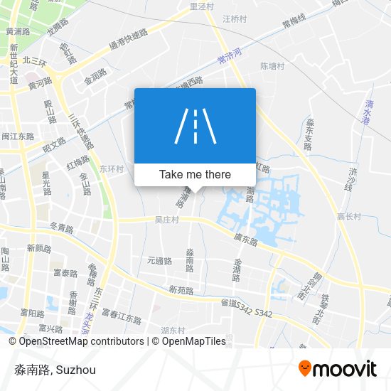 淼南路 map
