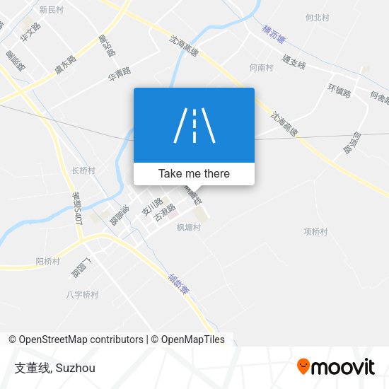 支董线 map