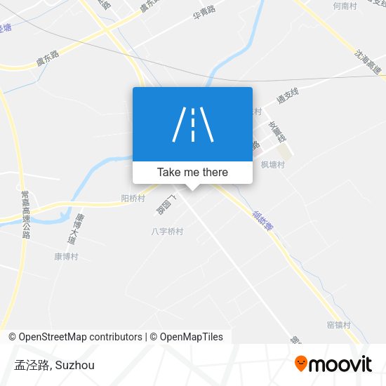 孟泾路 map