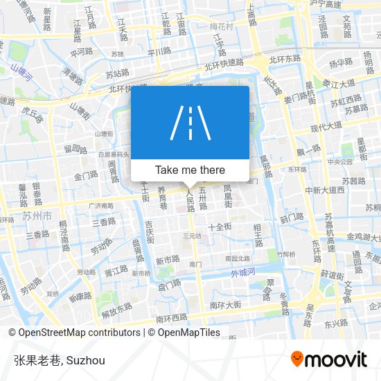 张果老巷 map