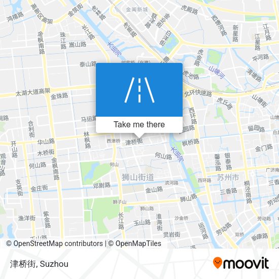津桥街 map