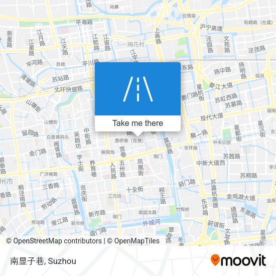 南显子巷 map