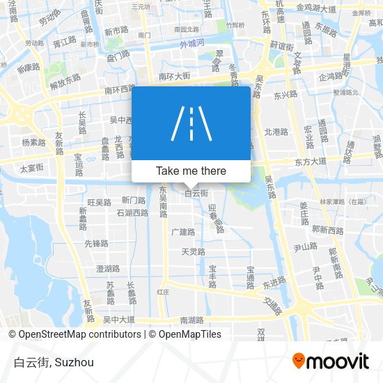 白云街 map
