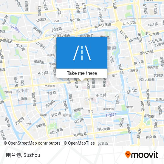 幽兰巷 map