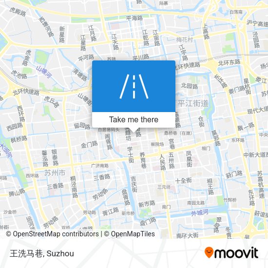 王洗马巷 map