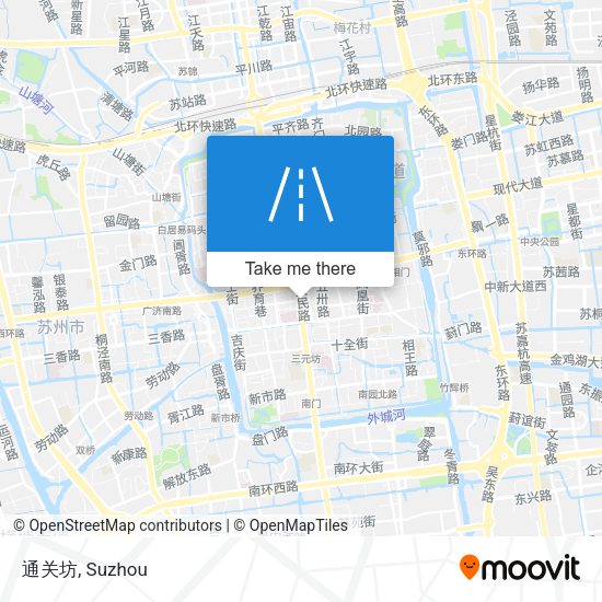 通关坊 map