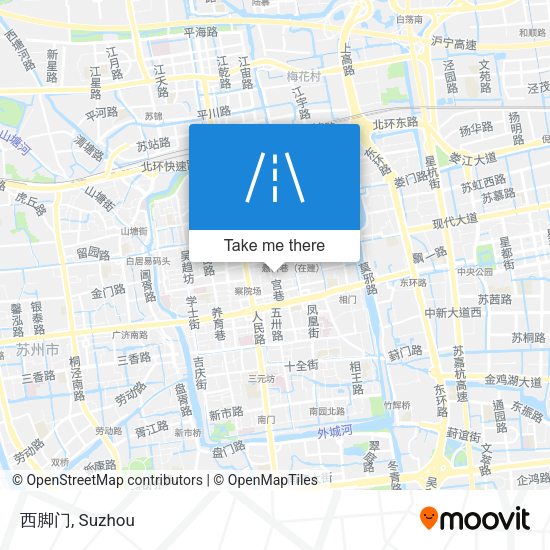 西脚门 map